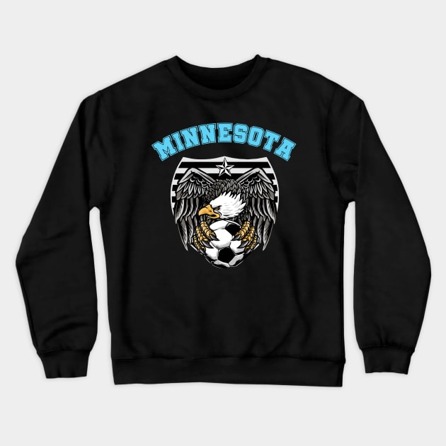 Minnesota Soccer Crewneck Sweatshirt by JayD World